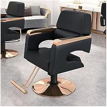 Salon Barber Chair, Professional Classic Hydraulic Reclining Hairdressing Chair with Adjustable Height, 360 Swivel Haircut Styling Chair for Beauty Spa and Tattoo Shop,Black