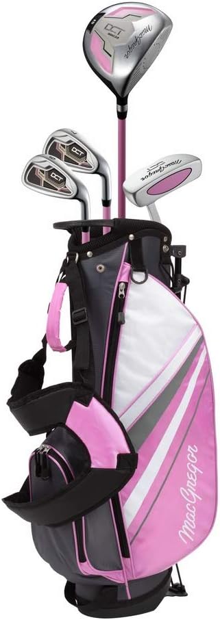 MacGregor Golf DCT Junior Girl Golf Clubs Set with Bag, Right Hand Ages 6-8