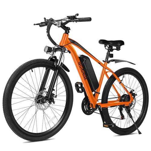 ACTBEST Apex Electric Bike for Adults, 27.5 Electric Mountain Bike with 21-Speed, Peak 1000W Motor 28MPH Top Speed, Max Range 55 Miles, 499Wh Removable Battery E-Bike with Fenders