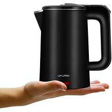 0.8L Stainless Steel Electric Kettle 800W Small Electric Kettle 27oz Auto Shut-off Portable Water Boiler for Small Kitchen, Business Travel and More