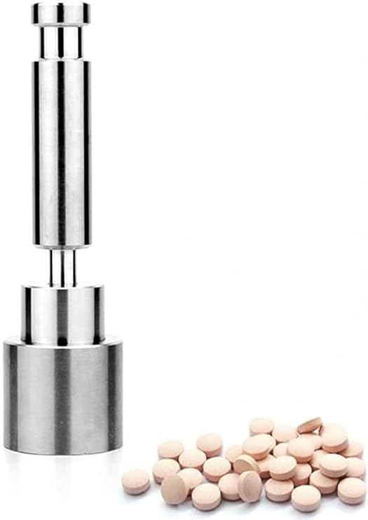 Manual Milk Tablet Press Machine - Hand Pill Press Machine for Home Kitchen - 6mm/8mm/10mm/12mm Pill Making Tool - Sugar Slice Making Device-#1||12MM