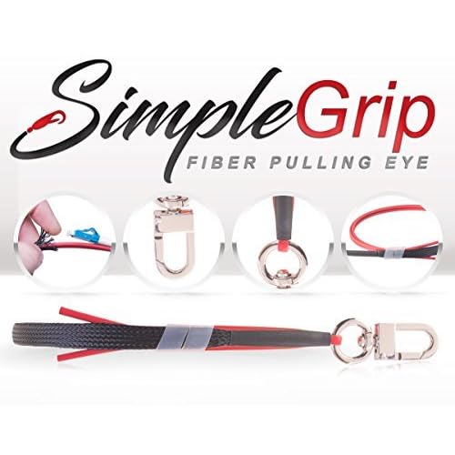 FCD SimpleGrip Eye Hook | Easy Fiber Cable Pulling Hook for Duplex & Simplex Cables
