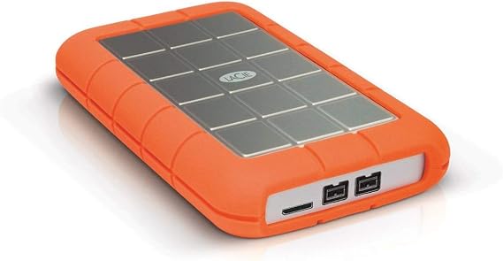 LaCie Rugged Triple 1TB External Hard Drive Portable HDD USB 3.0 FireWire 800 compatible for Mac and PC Computer Desktop Workstation Laptop (STEU1000400)