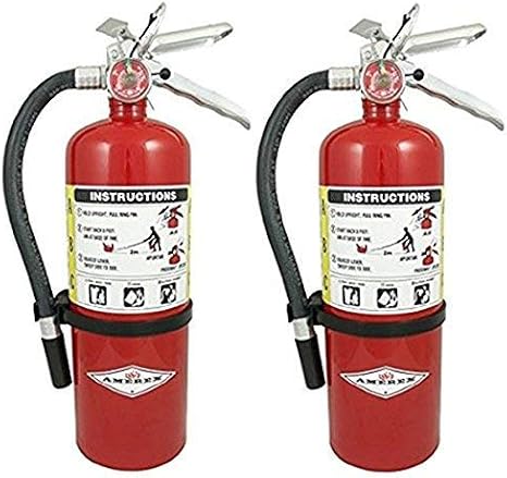 Amerex B500-5 Lb ABC Dry Chemical Portable Fire Extinguisher - 2 Pack
