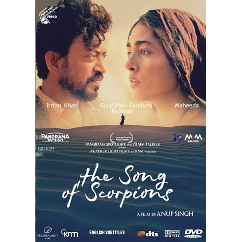 The Song Of Scorpions Hindi Movie DVD Stg: Irrfan Khan,Golshifteh Farahani,Waheeda Rehman With Egnlish Subtitles