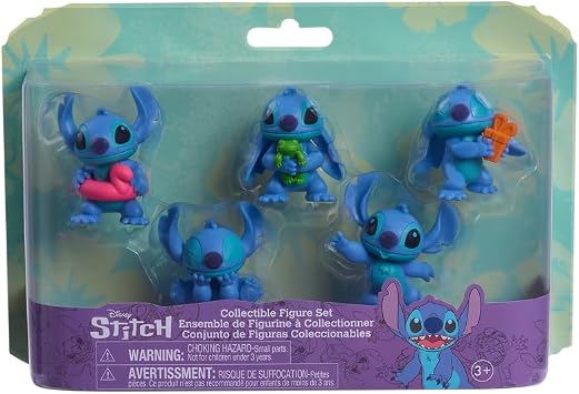 stitch 2 Inch Collectible 5 Figure Pack