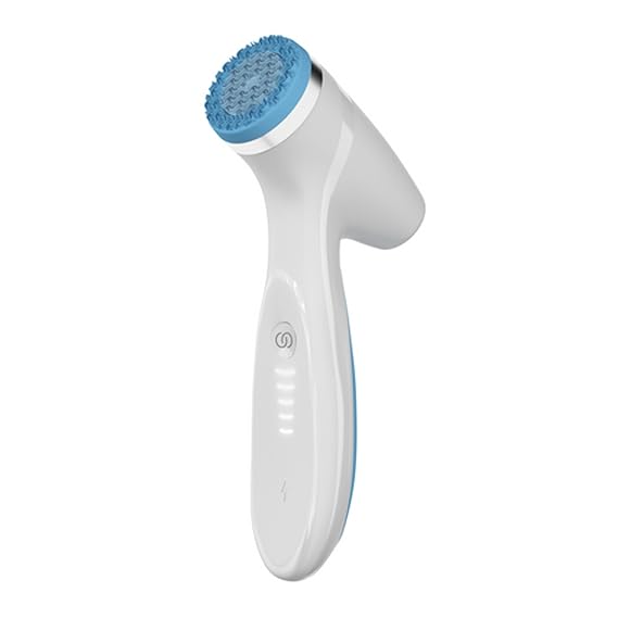 Nu Skin ageLOC LumiSpa iO System | Facial Cleansing Device | Blue | Smart IoT skincare device with personalized coaching via Nu Skin Vera App | Two-minute daily routine for all skin types