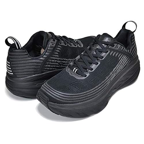 HOKA ONE ONE MENS BONDI 6 BLACKBLACK 1019269 BBLC HOKA ONE Sneakers Thick sole Volume sole Parallel import