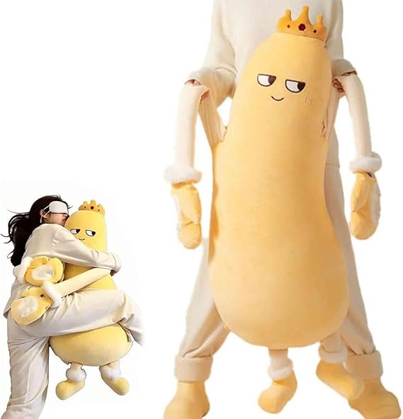 Eggplant Mango King Hugging Pillow, Patting Pillow Hugging Mango Shaped Plush, Patting Pillow for Bed and Couch Washable Sleep Companion and