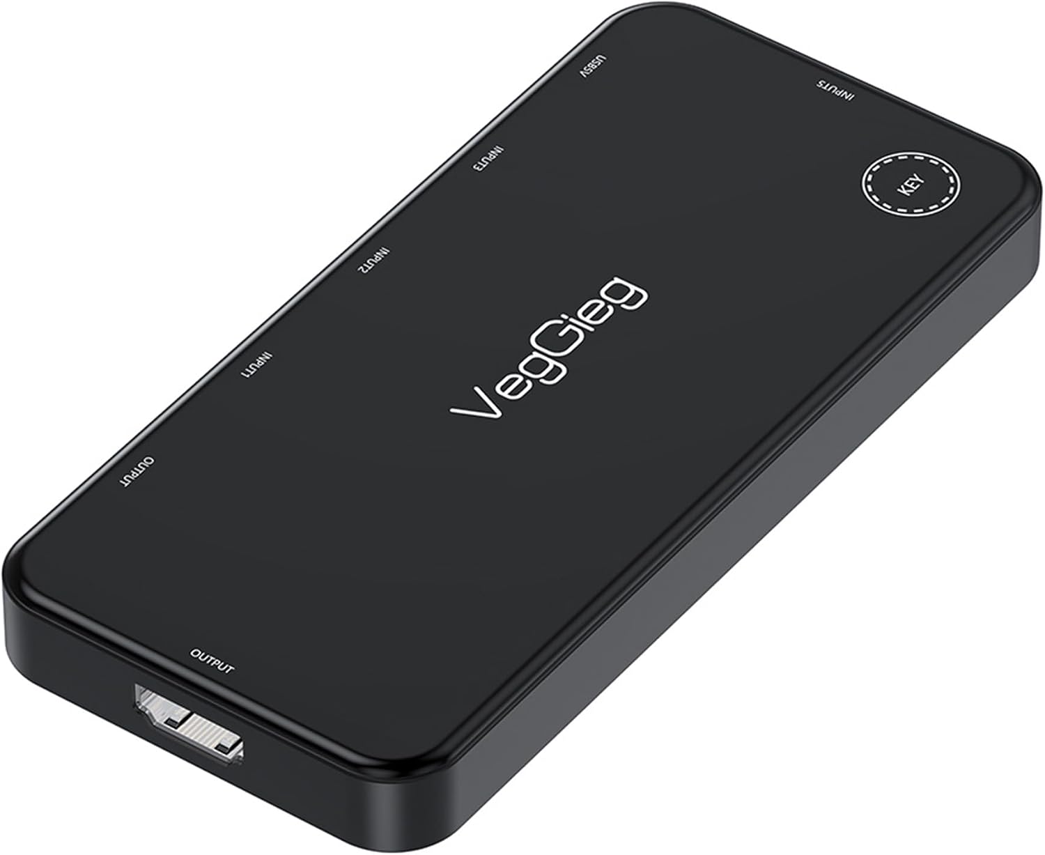 VegGieg 4K HDMI 2.0 Görüntü Seçici 5 Giriş 1 Çıkış Kumandalı Switch