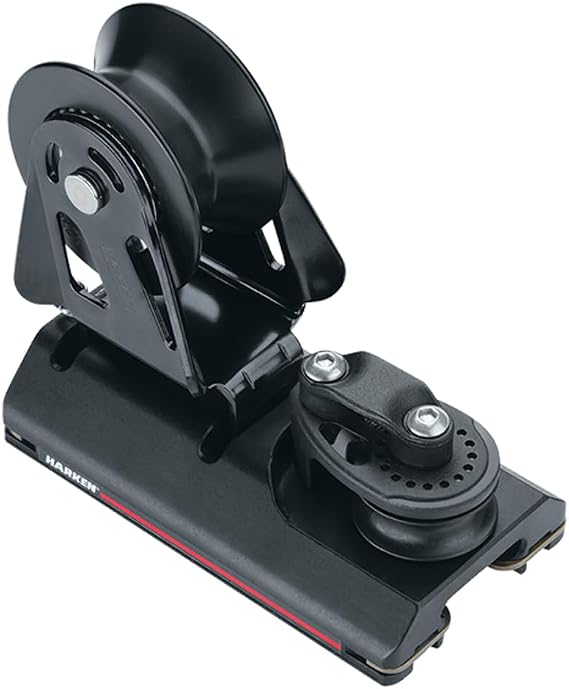 Harken 27mm Midrange 3:1 CB Genoa Lead Car w/ Sheave and Dead End PERF
