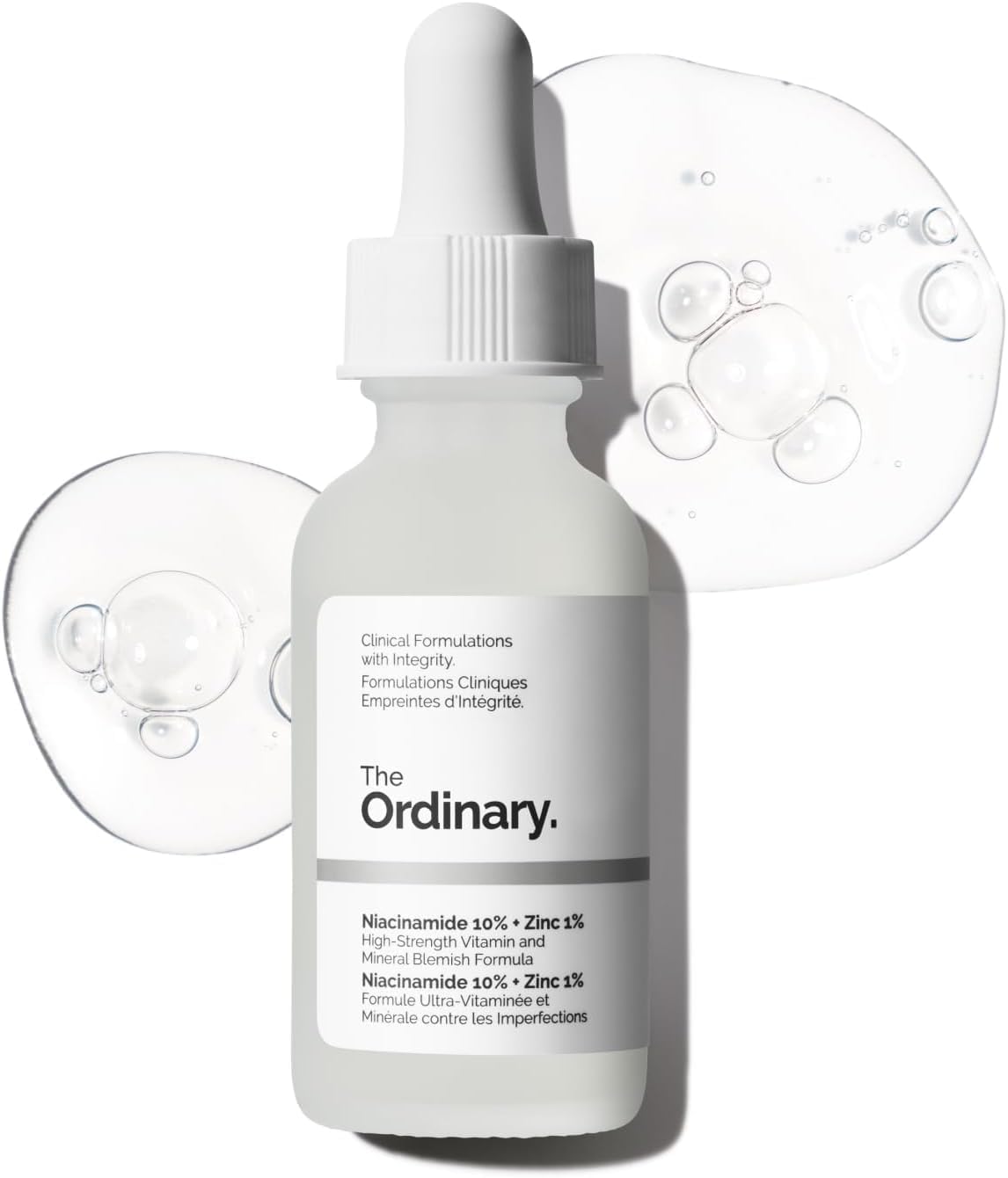 The Ordinary Sensitive Skin Collection with Salicylic Acid 2% Solution, Niacinamide 10% + Zinc 1% Serum, Natural Moisturizing Factors + Beta Glucan for Blemish-Prone Skin