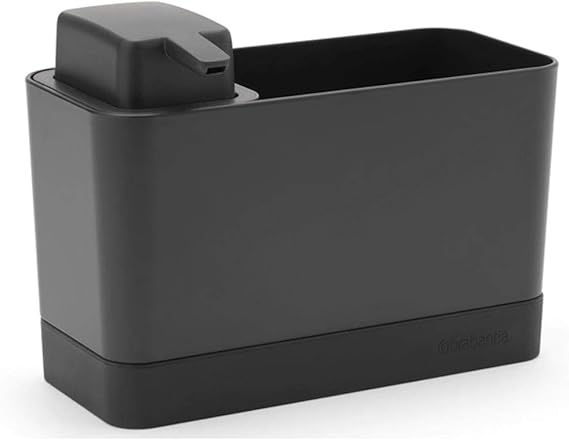 Brabantia Sabunluk ve Sünger Seti İkili Koyu Gri 302602