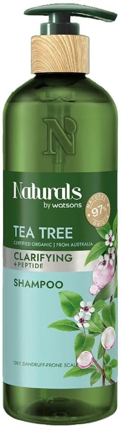 Naturals By Watsons Tea Tree Shampoo 490Ml