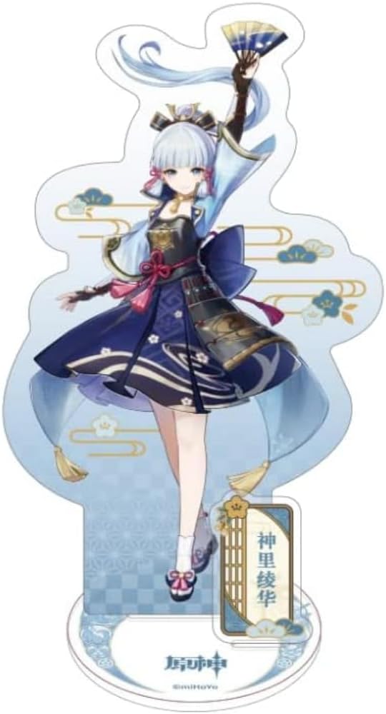SAKAMI miHoYo - Genshin Impact - Kamisato Ayaka - Theme Series Character Acrylic Figure/Stand/Standy - 14 cm - Original & Licensed