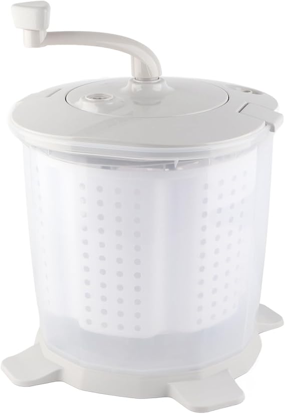 Portable Mini Hand Crank Washing Machine and Spin Dryer for Dormitory Apartment, Manual Hand Clothes Washer for Sock,Underwear