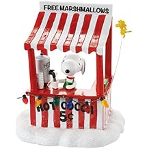 Department 56,Polyresin Peanuts Village Snoopy's Cocoa Stand Accessory, 4.13 inch
