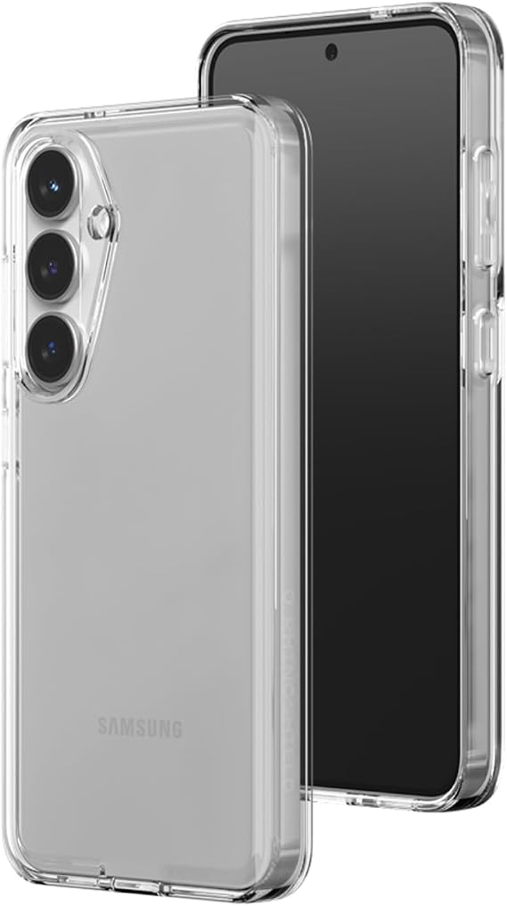 RhinoShield Clear Phone Case for Galaxy S25 Plus | Anti-Yellowing, Transparent, High Clarity, Shockproof, Military Grade Drop Protection