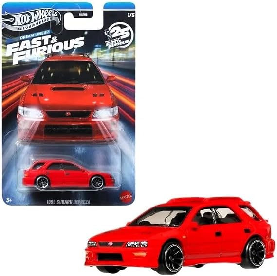 Hot Wheels Fast & Furious 1999 SUBARU IMPREZA JKX10 - HNR88