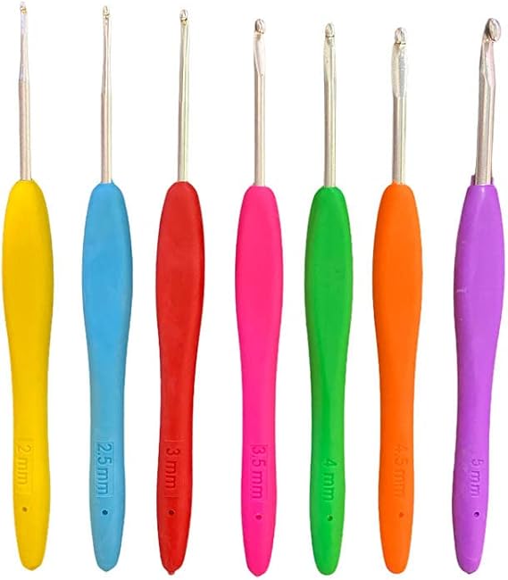 ŞENELYÜN Şenel Yün Silikon Saplı Yün Tığ Set Çantalı Set İçi Tığ No: 2mm, 2.5mm, 3mm, 3.5mm, 4mm, 4.5mm, 5mm