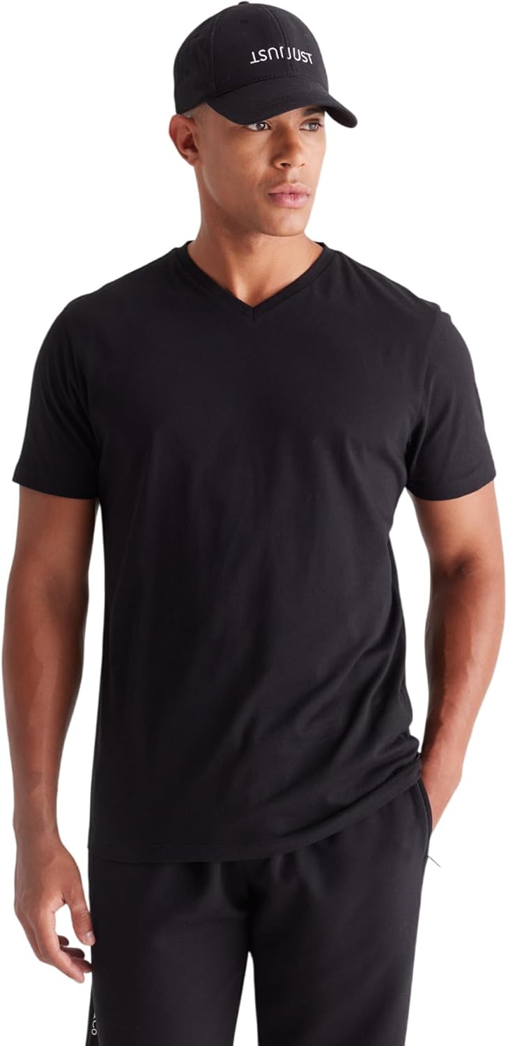 AC&CoGold Star Classics 2-Piece Slim Fit Slim Fit V-Neck 100% Cotton T-Shirt
