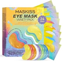 24k Gold Under Eye Patches 50 Pairs, eye mask, Collagen Skin Care Products, Eye Patches for Puffy Eyes, eye masks for dark circles and puffiness