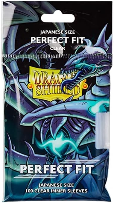 2 Packs Dragon Shield Clear Japanese Inner Sleeves 100 ct Card Value Bundle!