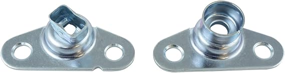 TRQ Body Mounted Tailgate Hinge Set