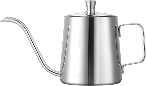 GWHOLE Small Gooseneck Pour Over Coffee Kettle, 12oz/350m