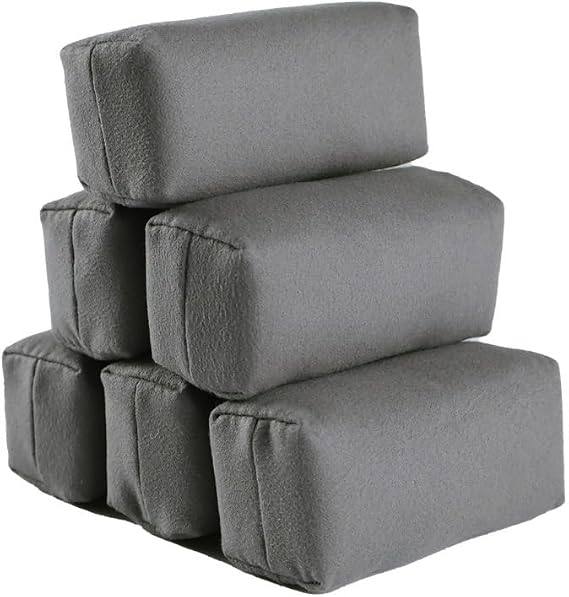 Microfiber Applicator Pad, Car Detailing Suede Sponge Applicator, 6Pcs Coating Sponge Pads for Cars, Ceramic Spray Coating, Applying Wax, Sealants & Other Conditioners-(6pcs)