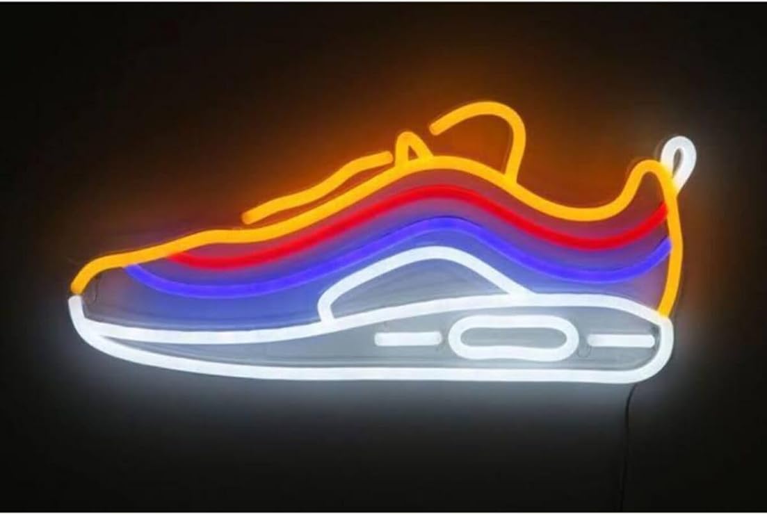 Dekoratif Neon Air Max Nike Ayakkabı Figürü Soft Neon