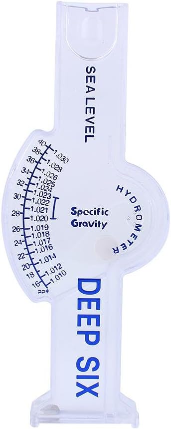 Yosoo123 Accurate Automatic Hydrometer SaltSalinity Meter Salinimeter for Fish (Long Type)