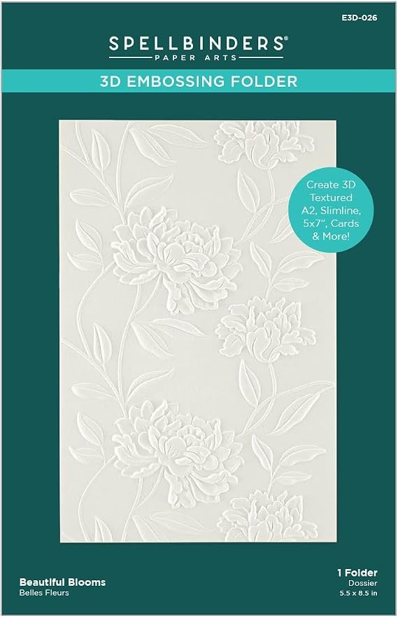 3D Embossing Folder Beau Bloom