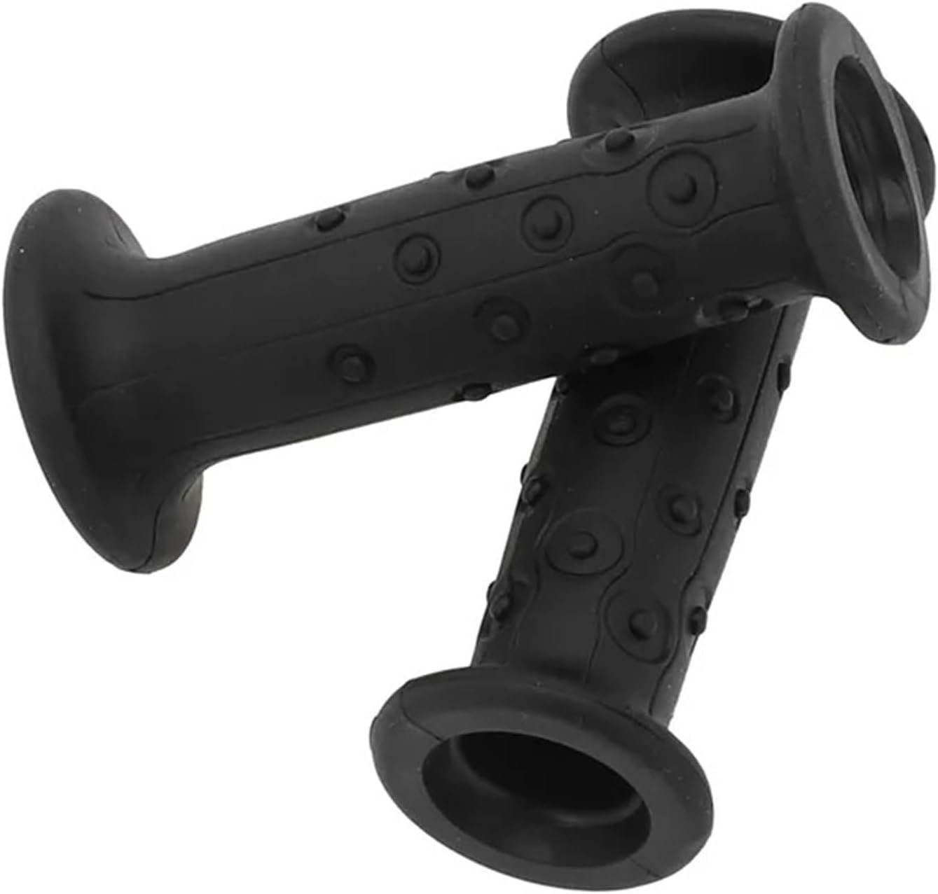 1Pair Rubber Bike Bicycle Handle Bar Grips Anti-Slip Waterproof Scooter Handlebar 18mm Compatible with BTWIN Kids Bike 14-16inch AccessoriesG133 Black pai