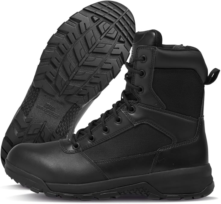 Belleville Spear Point BV918Z 8" Tactical Boots for Men, Non-Slip Outsole