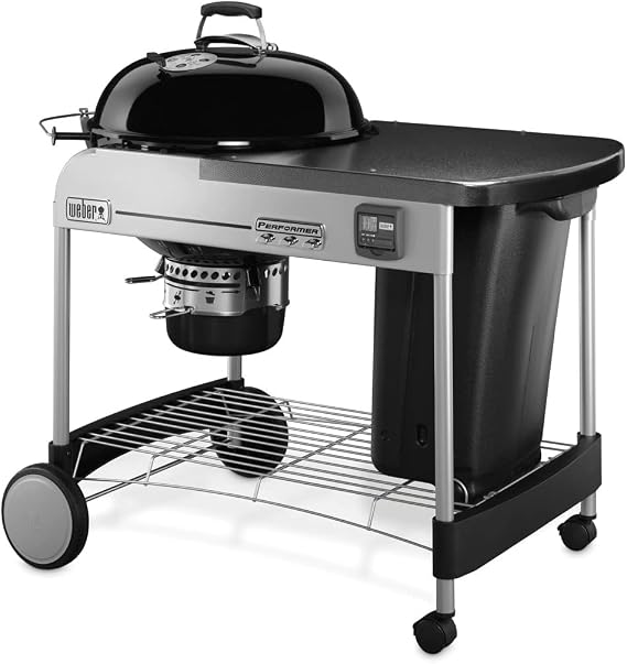 Weber Performer Premium GBS Charcoal Barbecue 57 cm 15401004 Barbecue – Charcoal, 126X72X102 cm, Black