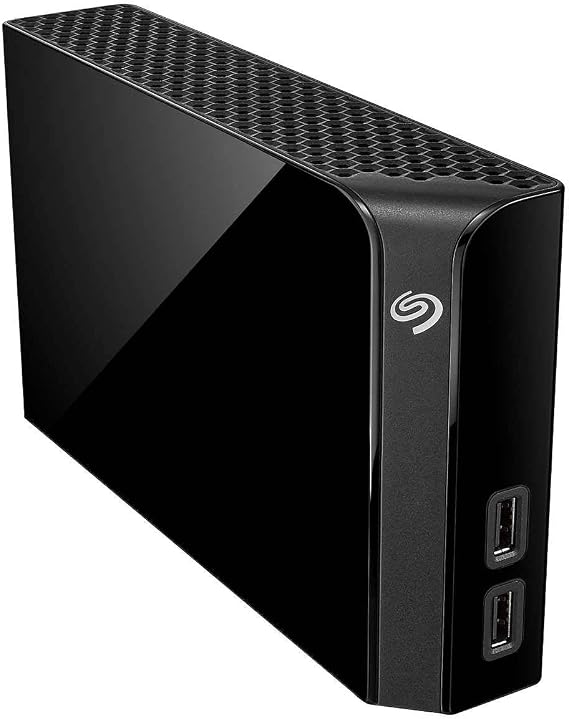 Seagate Backup Plus Hub 8TB Desktop Hard Drive w/Rescue Data Recovery Services