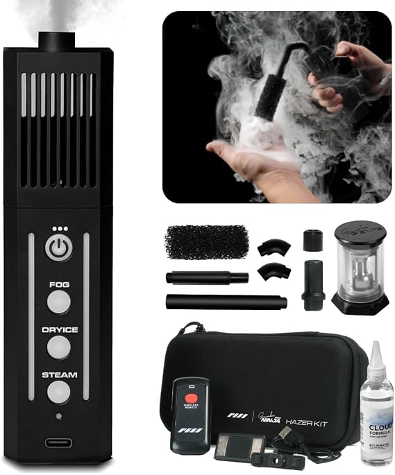 PMI SmokeNINJA PRO Handheld Fog Machine GEN3 Haze Nozzle Bluetooth Control