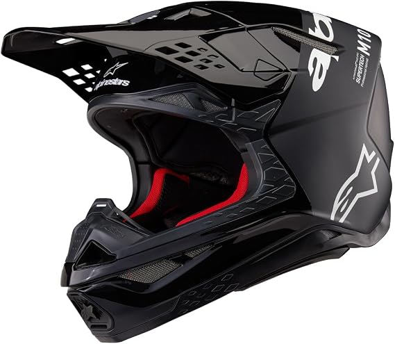 Alpinestars 8301023-1310-M: Supertech S-M10 Flood Helmet Black/Dark Grey M&G Md
