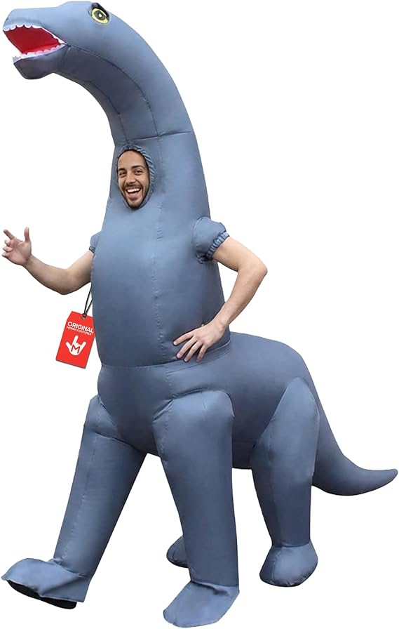 Morph Inflatable Dinosaur Costume, Halloween Costumes for Adults