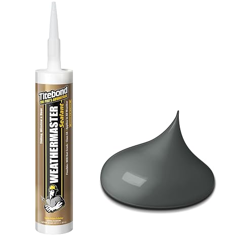 Titebond WeatherMaster Sealant Cartridge, 10.1 oz. Gray