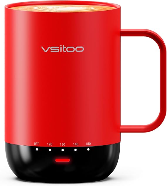VSITOO S3 Pro 16oz Smart Self Heating Coffee Mug with Temperature Control