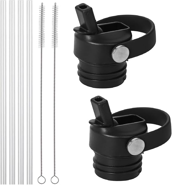 2X Straw Lid for HydroFlask Standard Mouth Compatible Hydroflask Straw Lid
