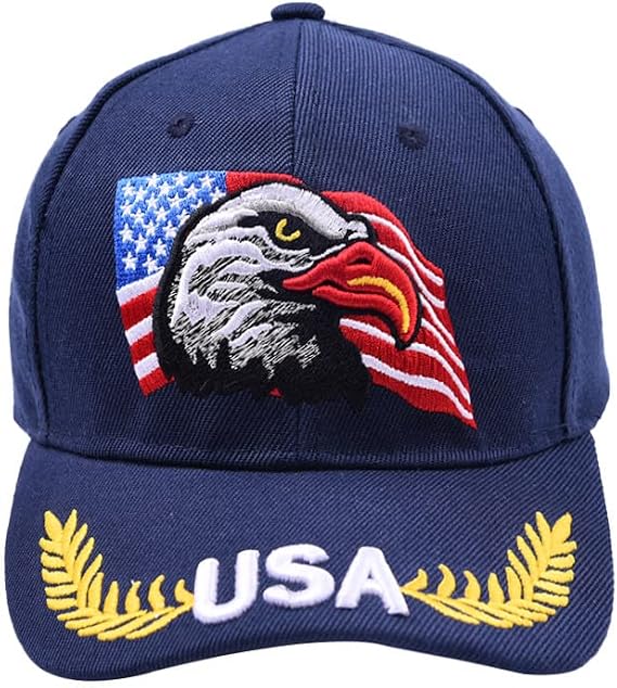 American Eagle Flag Cap Embroidery Eagle Baseball Cap USA Flag Cap