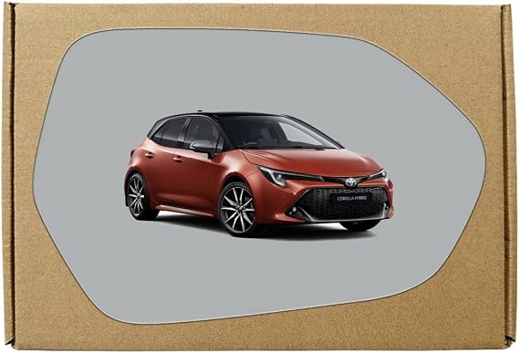 GAPlus Side View Replacement Wing Mirror Glass Compatible with Toyota Corolla 2019-2023 Blind Spot Right Driver Off Side