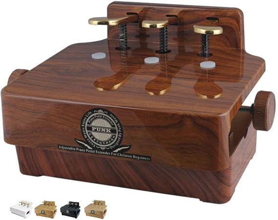 Adjustable Piano Pedal Extender Bench (Rose Wood)