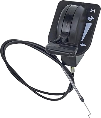 946-05098C Throttle Choke Cable Compatible with Cub Cadet XT1, LT46, LT50, GT50, GT54, XT2, LX46, LX50 & CraftsmanMTD Riding Lawn Mowers, 746-05098C Control Cable Parts 946-05098A, 946-05098B