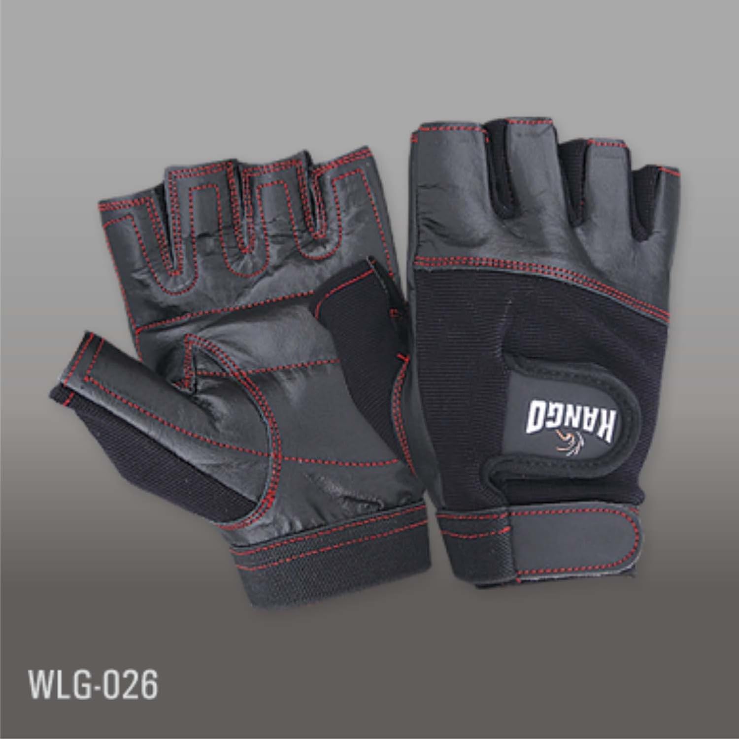 Kango Weight Lifting & Training Full Padded Leather Glove X-Large Black