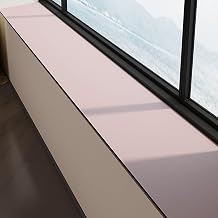 window-sills Narrow Window Sill Pad, Adjustable & Waterproof Bay Windows Cushion With Non Slip Bottom, Absorbent Dust-Proof Windowsill Seat Mat(Pink L x W,90x15cm/35x6)