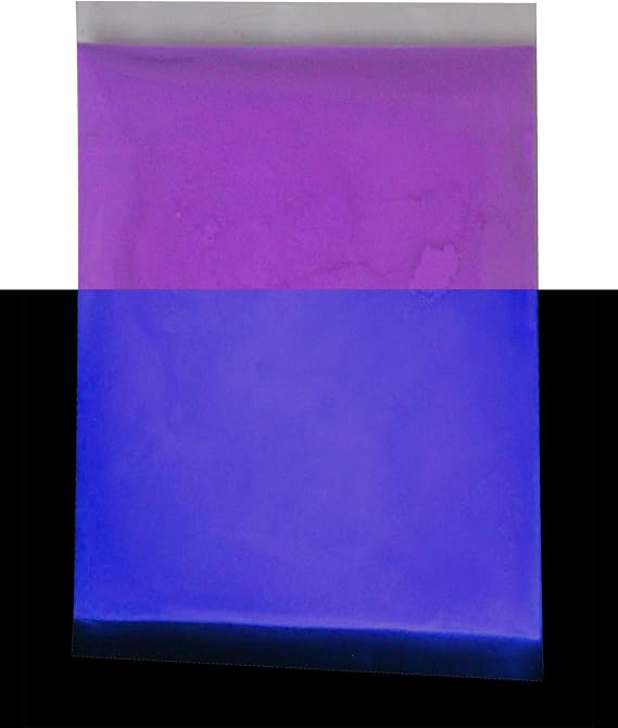 Glow in The Dark Neutral Invisible Strontium Aluminate Glow in The Dark Fluorescent Pigment Powder (Lilac glows LILAC, 1oz)
